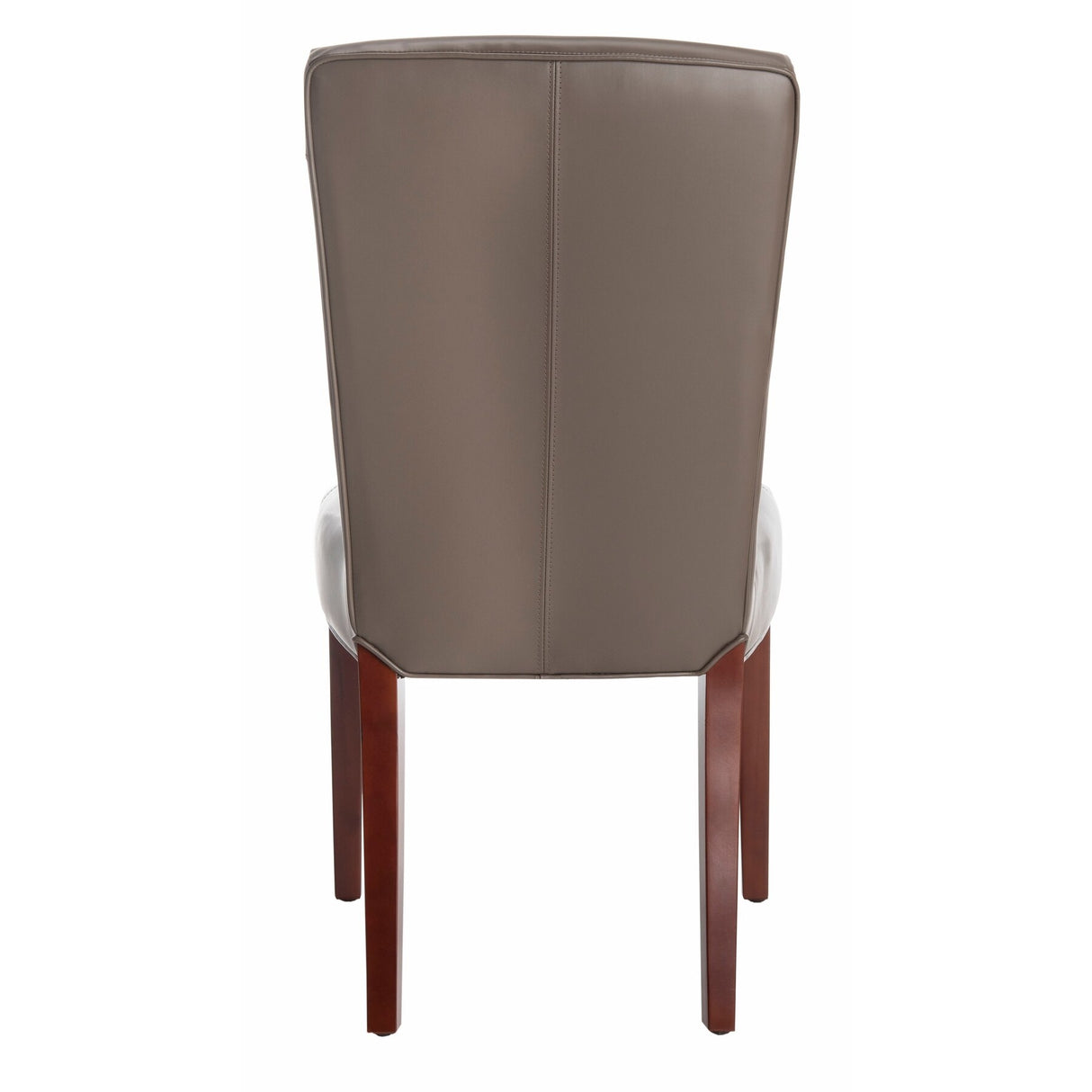 SAFAVIEH Suzie Parsons Brown Marbled Leather Dining Chair (Set of 2) - 20.3" x 24.8" x 39.4" - 20Wx25Dx39H