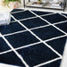 SAFAVIEH Tahoe Shag Emilia Trellis 1.2-inch Thick Rug