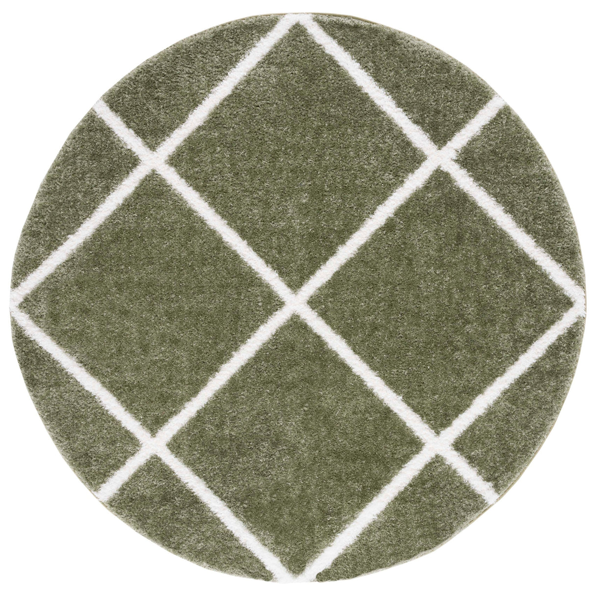 SAFAVIEH Tahoe Shag Emilia Trellis 1.2-inch Thick Rug