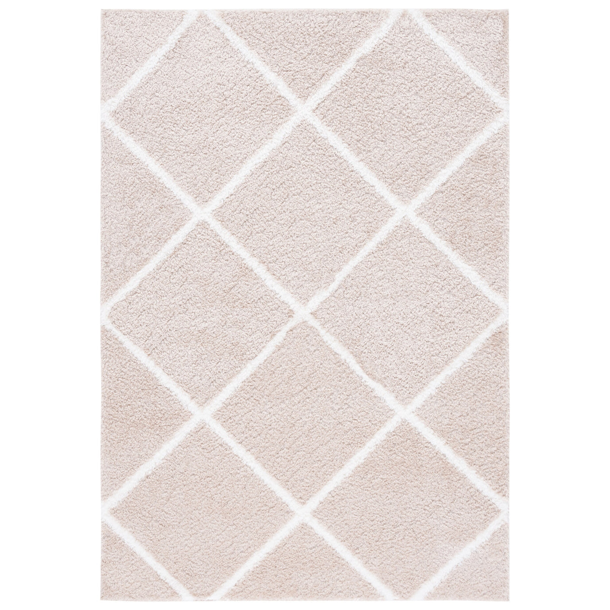 SAFAVIEH Tahoe Shag Emilia Trellis 1.2-inch Thick Rug