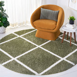 SAFAVIEH Tahoe Shag Emilia Trellis 1.2-inch Thick Rug