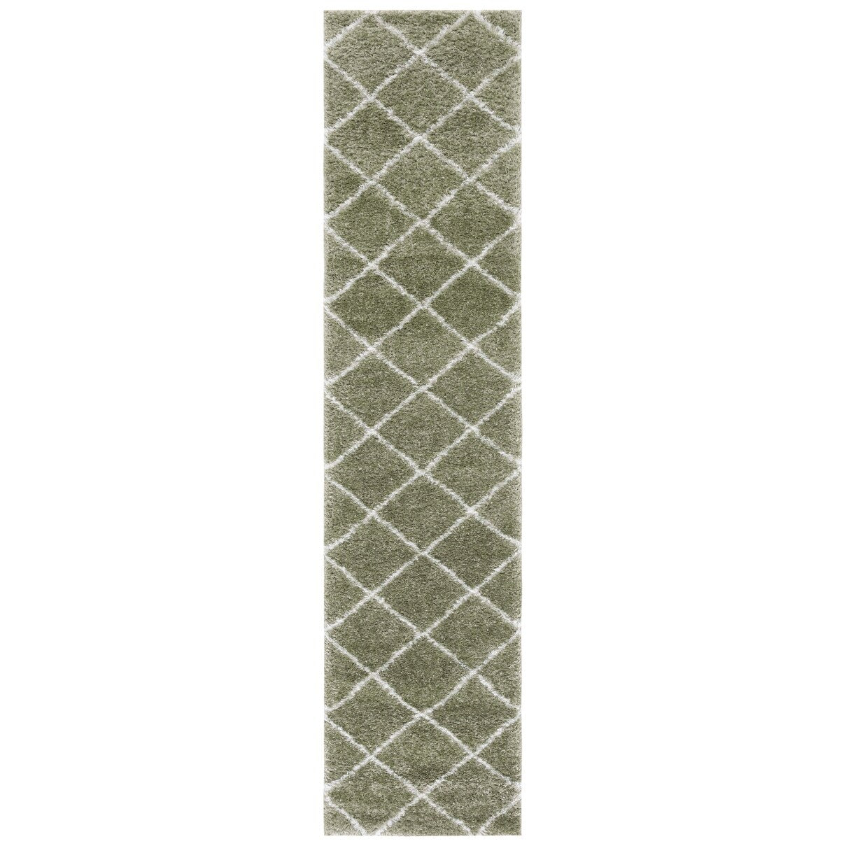 SAFAVIEH Tahoe Shag Emilia Trellis 1.2-inch Thick Rug