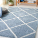 SAFAVIEH Tahoe Shag Emilia Trellis 1.2-inch Thick Rug