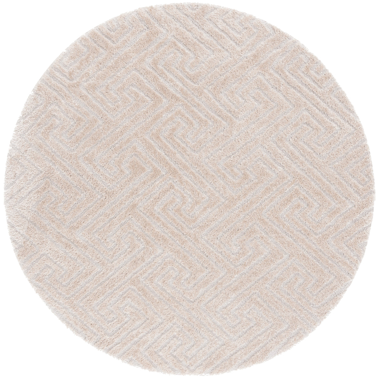 SAFAVIEH Tahoe Shag Lisjana Geometric 1.2-inch Thick Rug