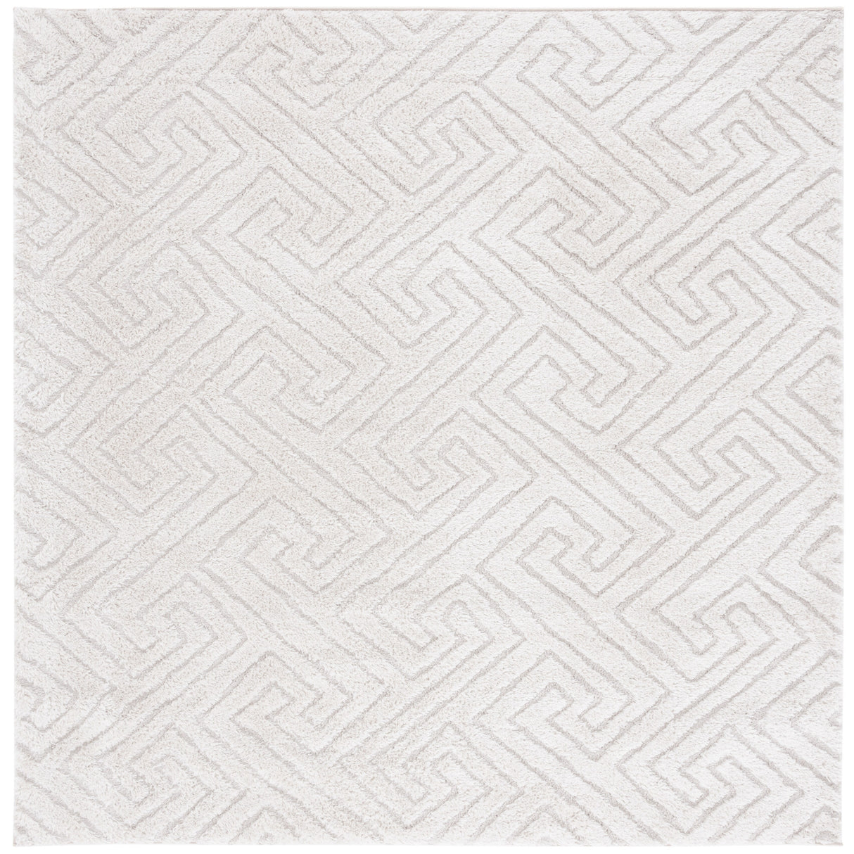 SAFAVIEH Tahoe Shag Lisjana Geometric 1.2-inch Thick Rug