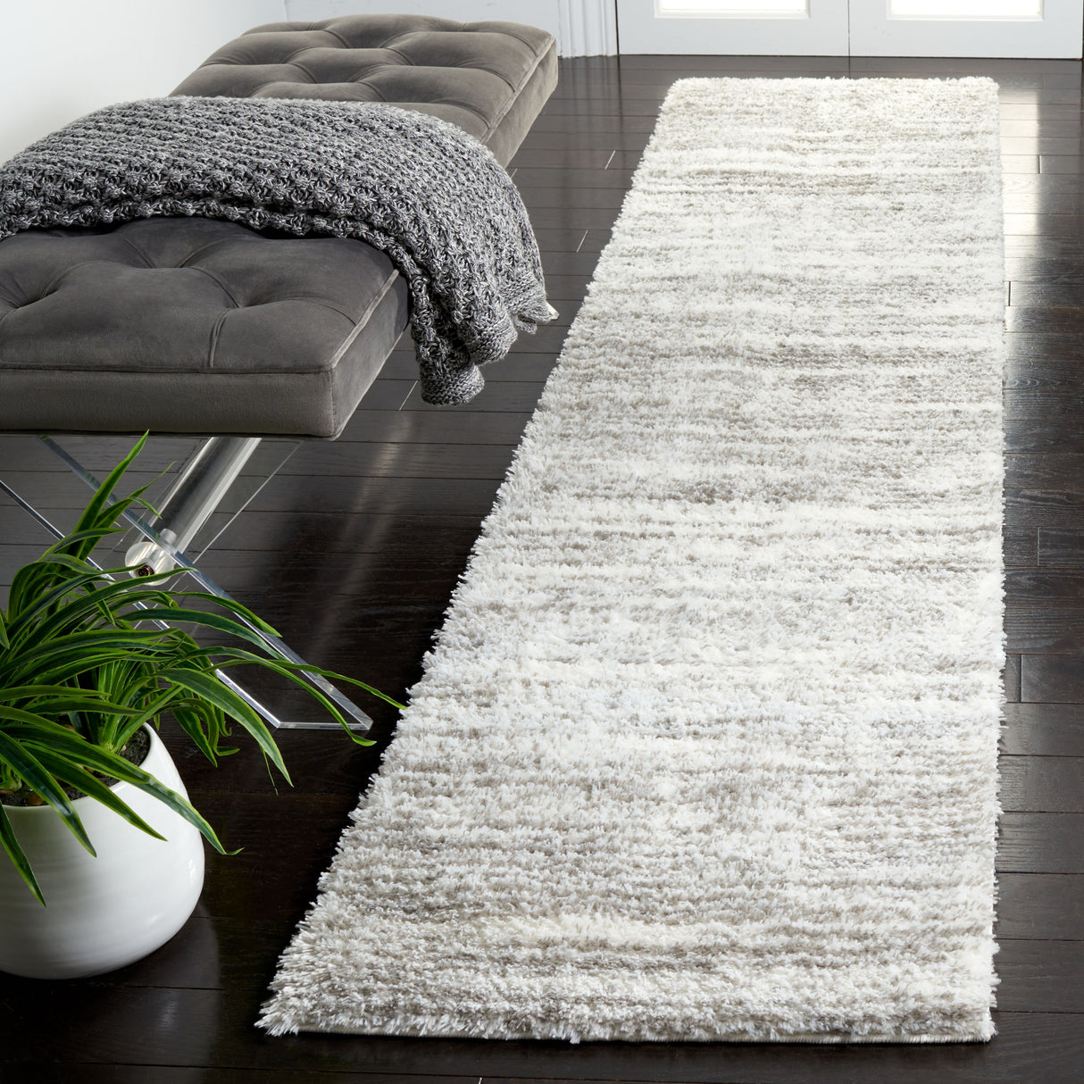 SAFAVIEH Tahoe Shag Mahala Abstract 1.2-inch Thick Rug