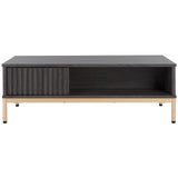 SAFAVIEH Tamayo 2-Door Storage Coffee Table - 43.7 In. W x 21.5 In. D x 15.4 In. H - 44Wx21Dx15H