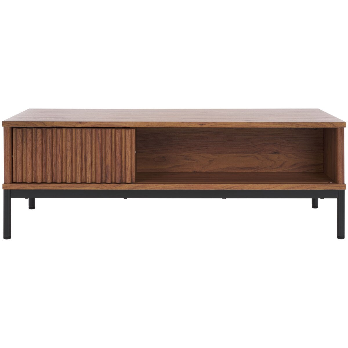 SAFAVIEH Tamayo 2-Door Storage Coffee Table - 43.7 In. W x 21.5 In. D x 15.4 In. H - 44Wx21Dx15H