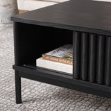 SAFAVIEH Tamayo 2-Door Storage Coffee Table - 43.7 In. W x 21.5 In. D x 15.4 In. H - 44Wx21Dx15H