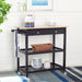 SAFAVIEH Tania 1-Drawer 2-Shelf Kitchen Bar Cart with Wheels - 39" W x 17.7" L x 36.2" H - 39Wx18Dx36H