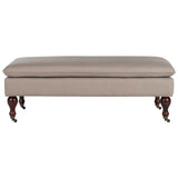 SAFAVIEH Tari Linen Pillowtop Ottoman