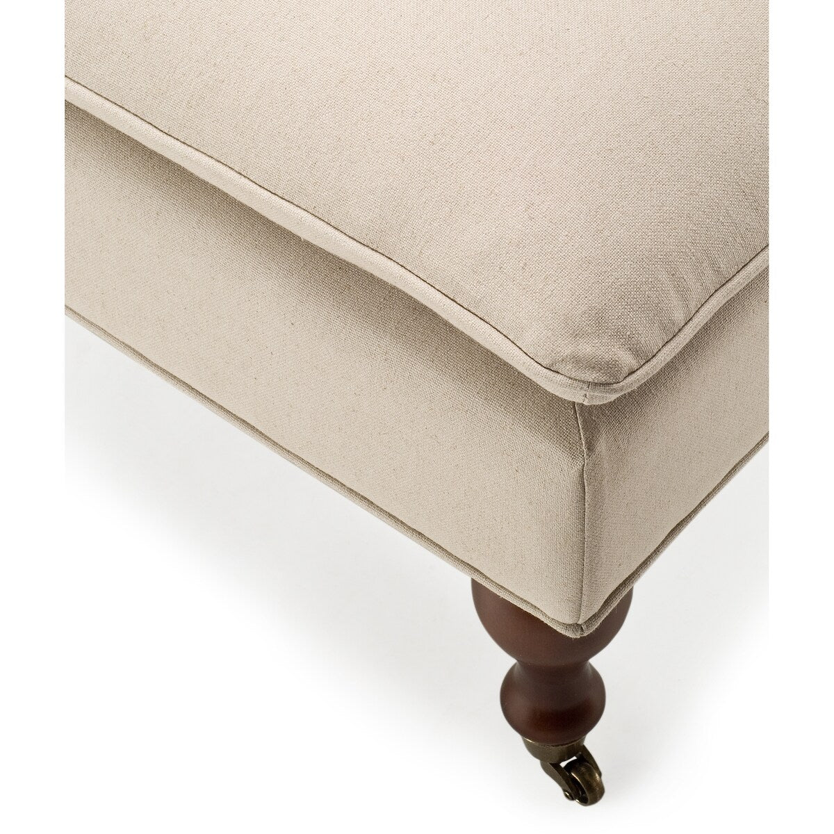 SAFAVIEH Tari Linen Pillowtop Ottoman