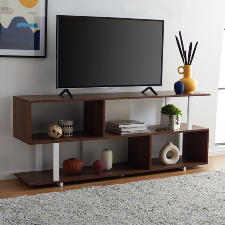 SAFAVIEH Tasia Large Media Stand - 62" W x 14" D x 24" H - 62Wx14Dx24H