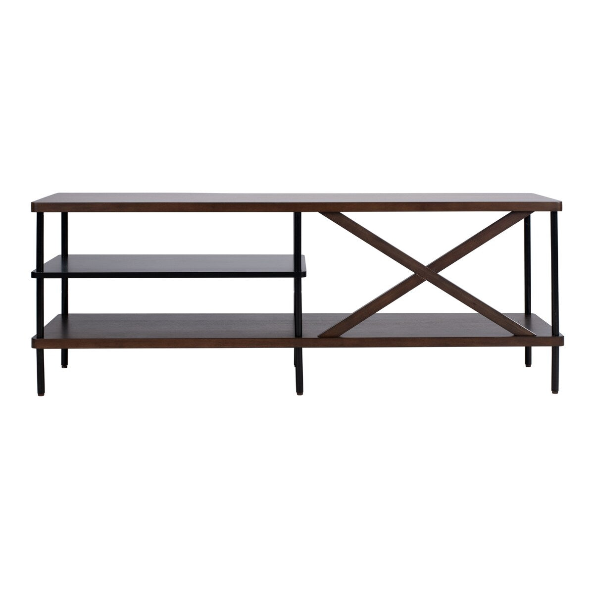 SAFAVIEH Tawny Industrial Media 55" TV Stand - 55.1" x 15" x 19.7" - 55Wx15Dx20H