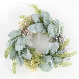 SAFAVIEH Teena Faux 21-inch Chrysanthemum & Dusty Miller Wreath