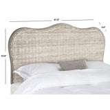 SAFAVIEH Tefta Grey Full Size Headboard