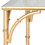 SAFAVIEH Telke Gold Coffee Table - 50" x 26" x 18" - 50Wx26Dx18H