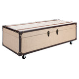 SAFAVIEH Terese Coffee Table Storage Trunk with Wine Rack - 47.2" W x 23.6" L x 15.4" H - 47Wx24Dx15H