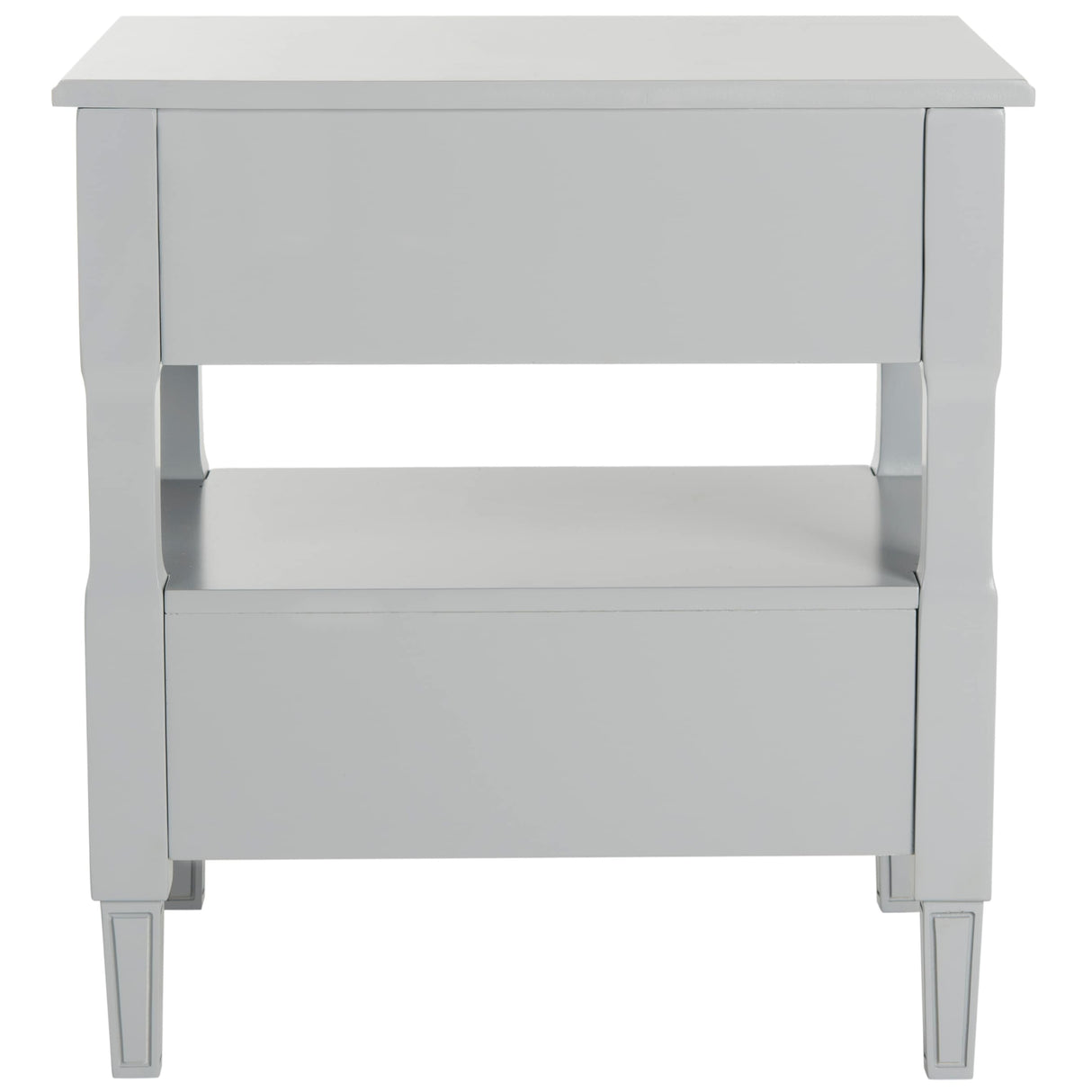 SAFAVIEH Terri Two Drawer White Nightstand