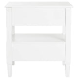 SAFAVIEH Terri Two Drawer White Nightstand