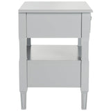 SAFAVIEH Terri Two Drawer White Nightstand