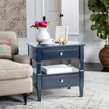 SAFAVIEH Terri Two Drawer White Nightstand