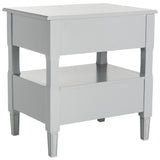 SAFAVIEH Terri Two Drawer White Nightstand