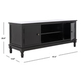 SAFAVIEH Tess 2-Door 1-Shelf TV Media Stand - 47.3" W x 15.8" L x 20" H - 47Wx16Dx20H