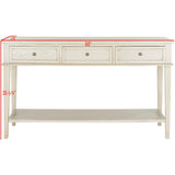 SAFAVIEH Thea Sepia Console - 60" x 20" x 35.4" - 60Wx20Dx35H