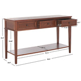 SAFAVIEH Thea Sepia Console - 60" x 20" x 35.4" - 60Wx20Dx35H