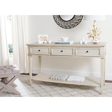 SAFAVIEH Thea Sepia Console - 60" x 20" x 35.4" - 60Wx20Dx35H