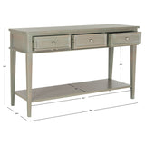 SAFAVIEH Thea Sepia Console - 60" x 20" x 35.4" - 60Wx20Dx35H