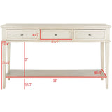 SAFAVIEH Thea Sepia Console - 60" x 20" x 35.4" - 60Wx20Dx35H