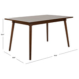 SAFAVIEH Theobalda Rectangle Dining Table - 55" x 36" x 30.3" - 55Wx36Dx30H