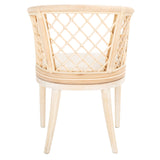 SAFAVIEH Theona Rattan Lattice Arm Chair - 22.3" W x 23" L x 31.3" H - 22Wx23Dx31H