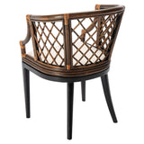 SAFAVIEH Theona Rattan Lattice Arm Chair - 22.3" W x 23" L x 31.3" H - 22Wx23Dx31H