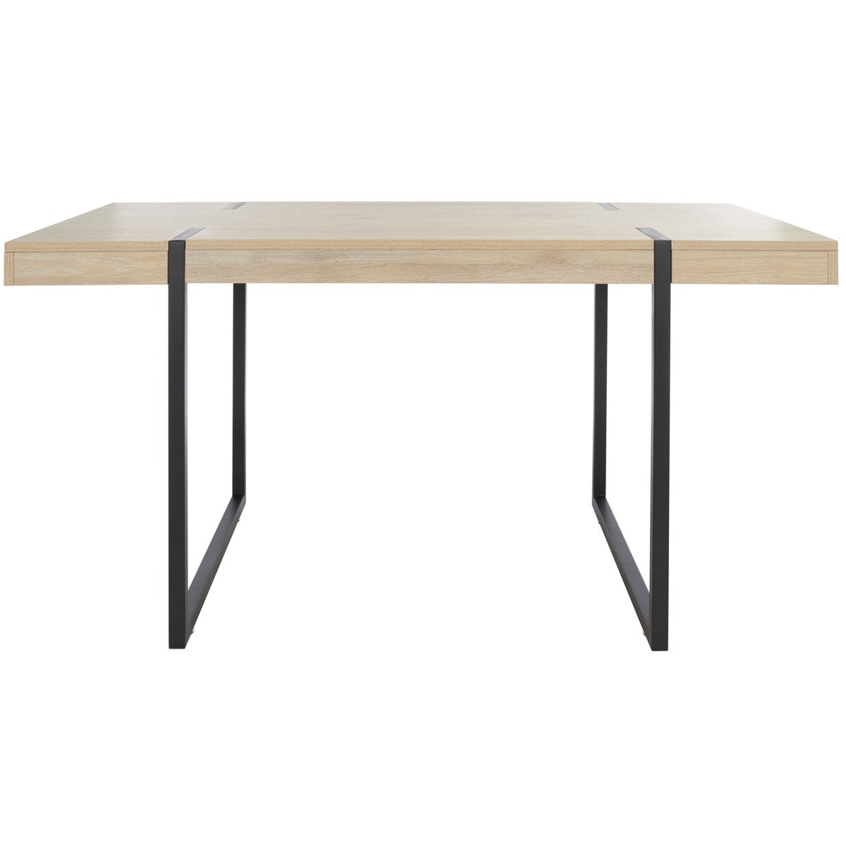 SAFAVIEH Thyra Modern Industrial Farmhouse Dining Table - 59 In. W x 33 In. D x 30 In. H - 59Wx33Dx30H