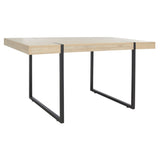 SAFAVIEH Thyra Modern Industrial Farmhouse Dining Table - 59 In. W x 33 In. D x 30 In. H - 59Wx33Dx30H