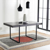 SAFAVIEH Thyra Modern Industrial Farmhouse Dining Table - 59 In. W x 33 In. D x 30 In. H - 59Wx33Dx30H