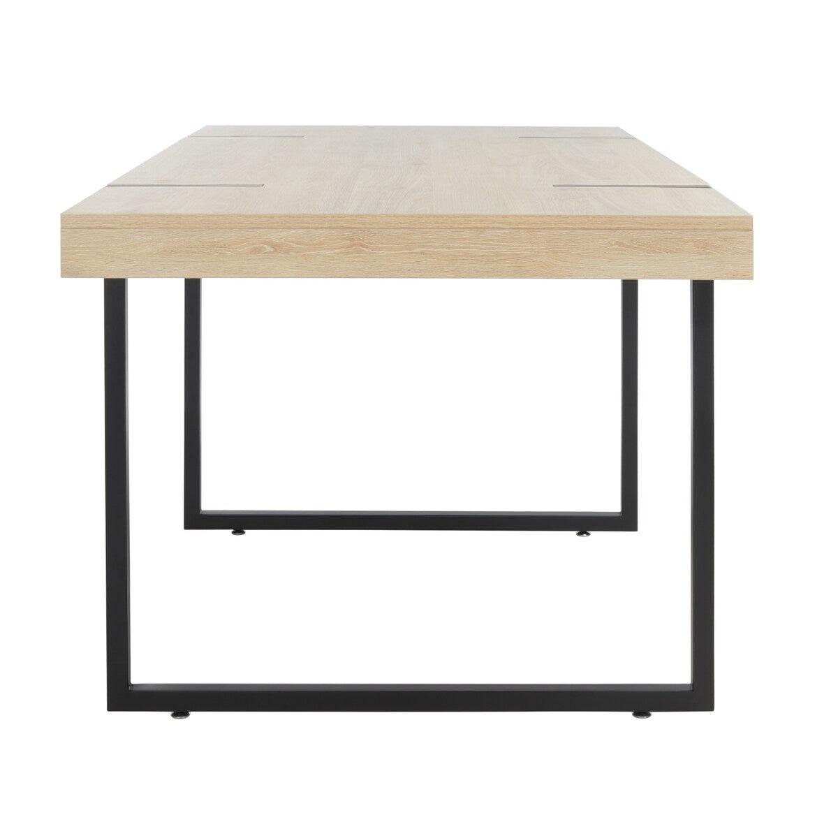 SAFAVIEH Thyra Modern Industrial Farmhouse Dining Table - 59 In. W x 33 In. D x 30 In. H - 59Wx33Dx30H