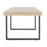 SAFAVIEH Thyra Modern Industrial Farmhouse Dining Table - 59 In. W x 33 In. D x 30 In. H - 59Wx33Dx30H