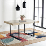 SAFAVIEH Thyra Modern Industrial Farmhouse Dining Table - 59 In. W x 33 In. D x 30 In. H - 59Wx33Dx30H