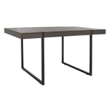 SAFAVIEH Thyra Modern Industrial Farmhouse Dining Table - 59 In. W x 33 In. D x 30 In. H - 59Wx33Dx30H