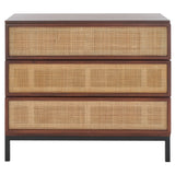 SAFAVIEH Tiney 3-Drawer Rattan Chest