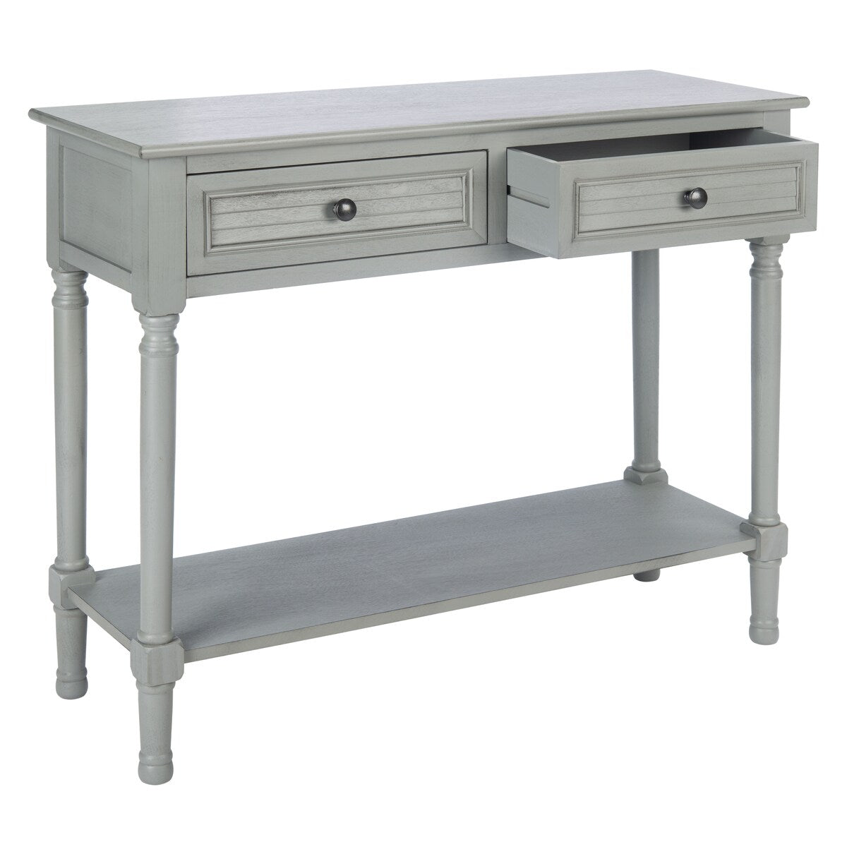 SAFAVIEH Tinnie 2-Drawer Console Table - 36" W x 13" L x 29.5" H - 36Wx13Dx30H