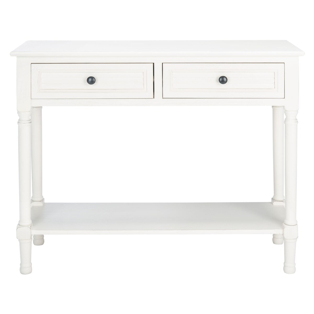 SAFAVIEH Tinnie 2-Drawer Console Table - 36" W x 13" L x 29.5" H - 36Wx13Dx30H