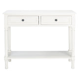 SAFAVIEH Tinnie 2-Drawer Console Table - 36" W x 13" L x 29.5" H - 36Wx13Dx30H