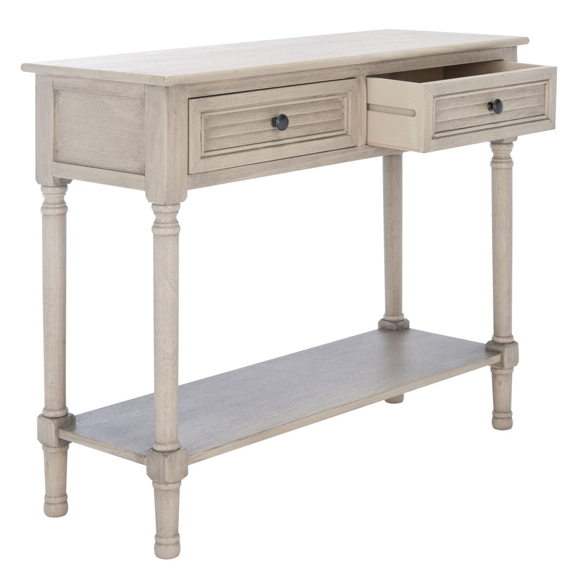 SAFAVIEH Tinnie 2-Drawer Console Table - 36" W x 13" L x 29.5" H - 36Wx13Dx30H