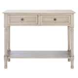 SAFAVIEH Tinnie 2-Drawer Console Table - 36" W x 13" L x 29.5" H - 36Wx13Dx30H