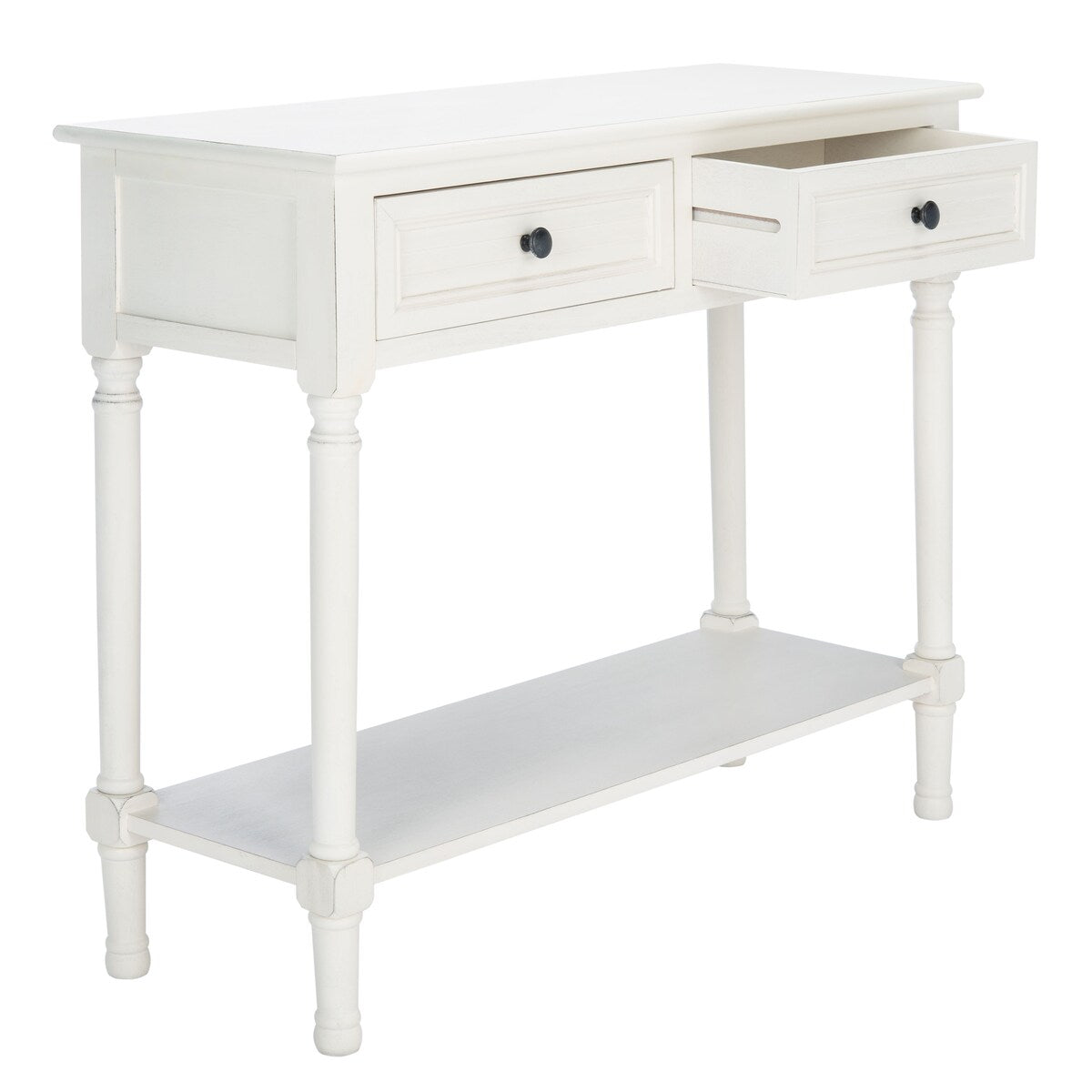 SAFAVIEH Tinnie 2-Drawer Console Table - 36" W x 13" L x 29.5" H - 36Wx13Dx30H